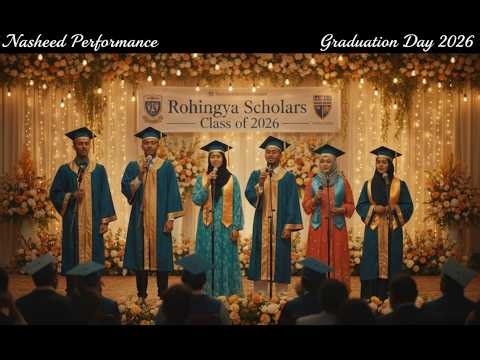 Emotional Nasheed on Graduation Day 🎓 | Rohingya Education Center
