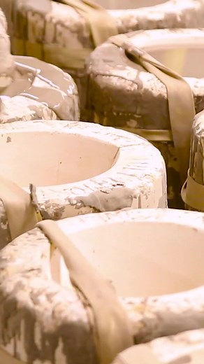 250K views · 1.1K reactions | In the process of high-quality ceramic products both traditional methods and robotic systems are used together | Interesting Engineering | Facebook