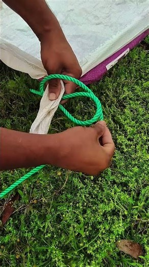 Flawless Tarp Corner Knot—Fast and Easy!