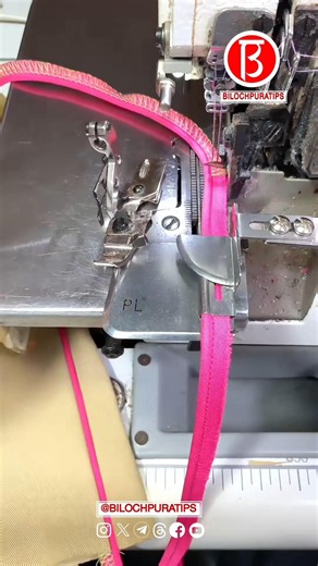 Sewing Tools And Tutorial New overlock machine with inlaid cord seam pull tube