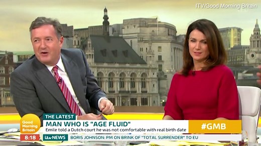 'Age fluid' Dutch man swears on GMB while defending bid to change age