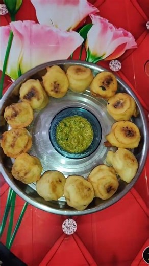 🥔 Crispy Aloo Bonda Recipe | Easy Tea-Time Snack #aloobondarecipe #cooking #recipe #shortvideo