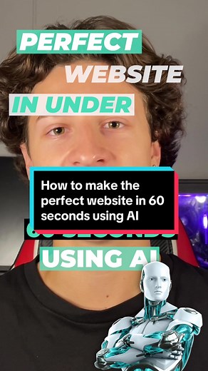 This is how to make the perfect website in under 60 seconds using AI #ai #aitools #aiwebsites
