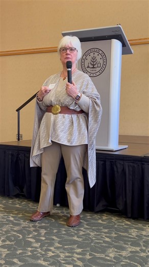 Dr. Sandra Edwards speaks about her friend Dr. Barbara Rider who could not be at the event today. | WMU Department of Occupational Therapy