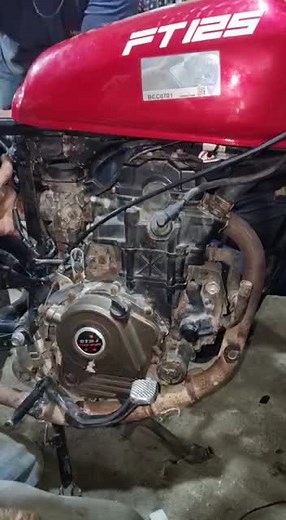 FT125 Motorcycle Engine Inspection and Repair Guide