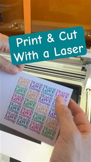 Print & Cut All in One with the xTool M2 #xtoolm2 #colorcraftlaser #myfirstlaser