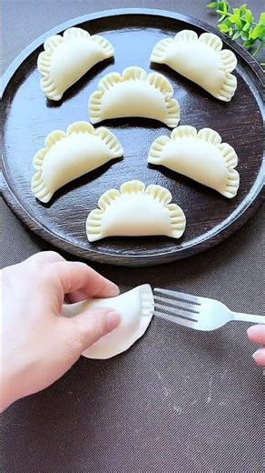 #Flower Dumpling Making Tutorial#pure handcrafted food#noodle