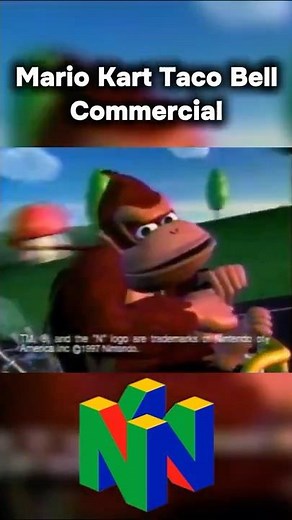 Remember this Mario Kart 64 Taco Bell Commercial #mariokart64 #tacobell #nintendo64 #mariokart