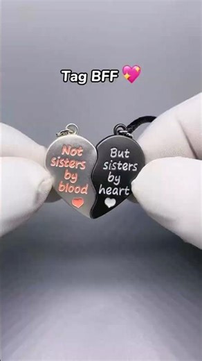 Link in Bio!😘 Cute Necklace Gift for BFFs/Best Friends, Friendship. #short #bff #gift #bestfriend