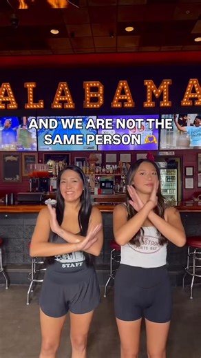 Houndstooth Sports Bar on Instagram: "There seems to be a bit of confusion lately.. yes they are baddies behind the bar, but not the same person. Meet Caroline and Caleigh 👯‍♀️ Doors open at 4pm for happy hour! Come see our girls!"