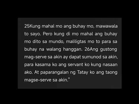 John 12 Audio Bible (Pinoy Version - Ang Bible)