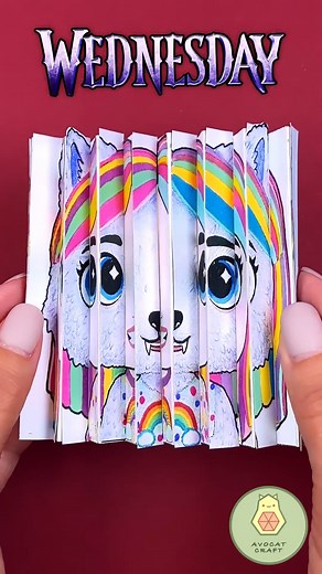 4.3K views · 12 reactions | Watch Enid Sinclair's iconic transformation from girl to werewolf in papercraft!  A satisfying DIY project for all Wednesday fans. Did you see that coming? #avocatcraft #papercraft #wednesday #diytransformation | Avocat Craft | Facebook