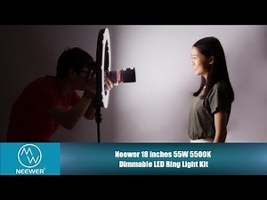 SET-UP INSTRUCTION| Neewer 18 inches 55W 5500K Dimmable LED Ring Light Kit