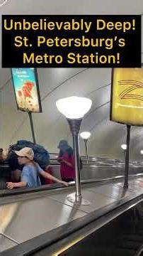 🇷🇺 Unbelievably Deep! St. Petersburg’s Metro Station!