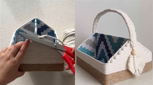 Turning a Shoe Box into an Amazing Handmade Basket