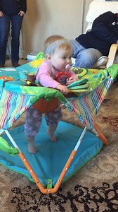Keep your little one active and entertained at-home and on-the-go with our new Pop 'n Jump. Set it up in seconds, and just see how baby reacts! http://bit.ly/1Pa8yeO | Summer