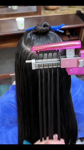This New amazing methods of 6d hair extensions !!!All hair are...