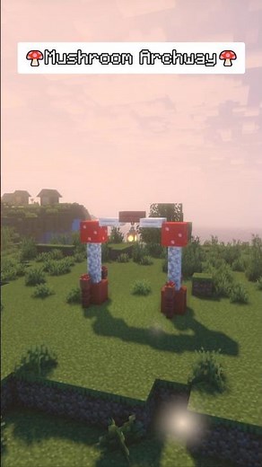 Easy Mushroom Archway & Modern Wall Tutorial 🍄🧱