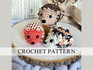 Beaded Fidget Hedgehog Crochet Pattern: Beginner Friendly, No Sew, Sensory Toy Amigurumi (PDF Pattern) - Etsy UK