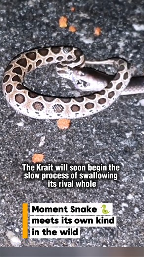 The Predator Became the Prey... 🐍 #snakefight #animalfight