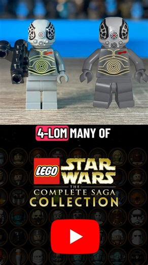 LEGO 4-LOM custom minifigure is added to the collection! #lego #starwars #legostarwars