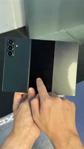 Galaxy Z Trifold Massive Panoramic Display Turns Phone into Tablet #shorts