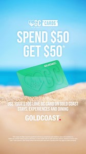 Get your $100 LOVE GC Card for only $50*! Limited numbers only - do more and pay less on the Gold Coast with your LOVE GC Card. ☀️ Terms & Conditions Apply. Visit website for more details. | Experience Gold Coast
