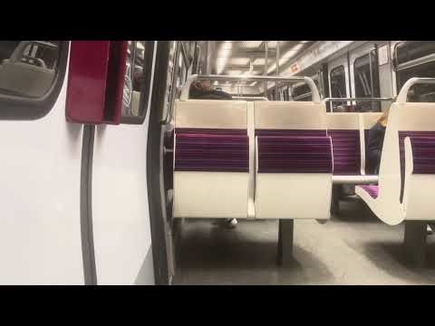 RATP A bord du MF 77 ligne Métro 7 direction Villejuif Louis Aragon
