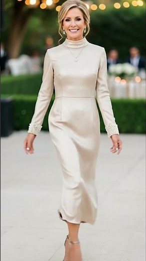 Chic Champagne Mother of the Bride Dresses: Top Designer Wedding Fashion Gowns for Moms