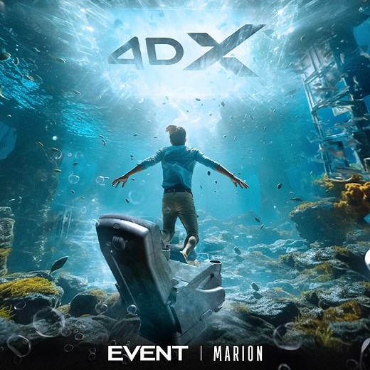 Adelaide's first-ever 4DX is coming to Event Cinemas Marion on October 2! With motion-synchronised seats, wind, water, scent, and special effects, 4DX transforms film into an unforgettable multi-sensory experience you can’t get anywhere else. Book your tickets now. | Event Cinemas