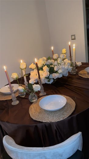 @modest__kitchen on Instagram: "Intimate dinner party with the girls 🍸🍂🤎#modestkitchen #experiencedining #girlfriend"