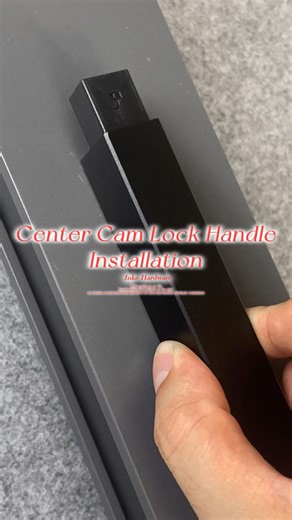 Center cam lock handle installation tutorial #inke #hardware #slidingdoor #handle #installation | Inke