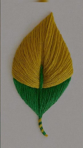 Beautiful Leaf Hand Embroidery Stitches | Embroidery Stitches For Beginners