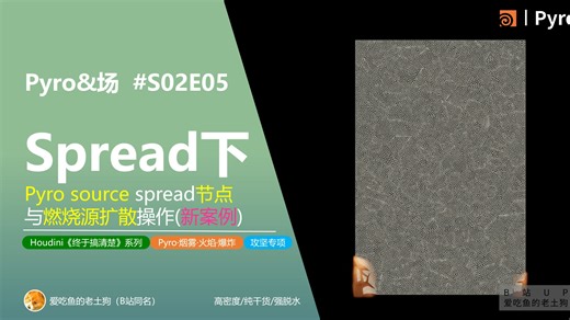 【Pyro攻坚专项S02】E05：【燃烧源spread】下【pyro vellum】双模拟系统【整合】练习