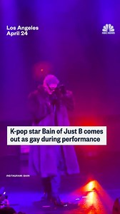 343K views · 4.9K reactions | Bain, a singer in the K-Pop boyband Just B, came out as LGBTQ+ during a concert in L.A., making him one of only a few K-Pop stars to publicly identify as LGBTQ+. nbcnews.app.link/KC2scu73QSb | NBC News | Facebook