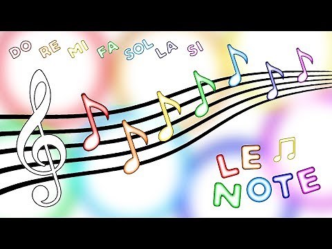 Le note - canzoni per bambini - 🎼 - ‪@SofiaDelBaldo‬