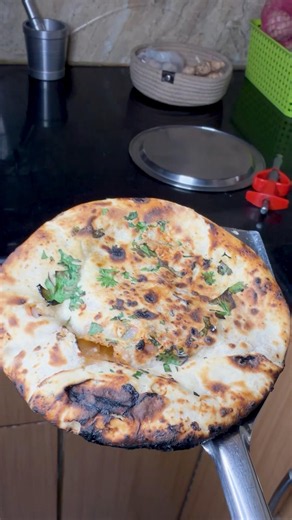Full recipe attached 👆 Crispy Amritsari Kulcha Recipe #amritsarikulcha #kulcha #shorts #short