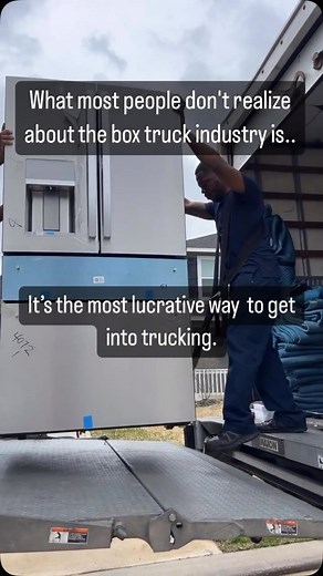 Lasausha Walker on Instagram: "The box truck industry can be lucrative for several reasons: 1. Lower startup costs: Compared to tractor-trailers, box trucks have lower initial investment and operational costs, making it more accessible for individuals or small businesses to enter the industry. 2. Versatility: Box trucks can be used for a variety of purposes, such as local delivery, moving services, or as mobile shops, allowing for flexibility in finding profitable niches within the market. 3. Le