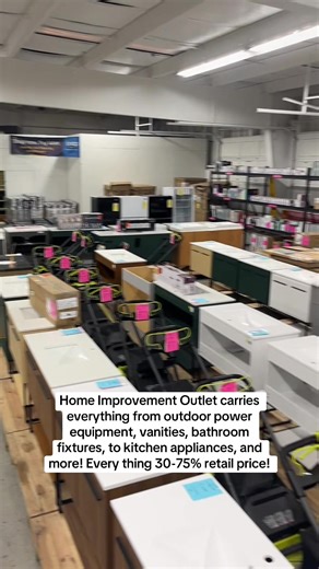 Home Improvement Outlet carries everything from outdoor power equipment, vanities, bathroom fixtures, to kitchen appliances, and more! Every thing 30-75% retail price! For any questions please text our store directly at (828)470-0298 #homeimprovement #interiordesign #homedecor #homerenovation #renovation