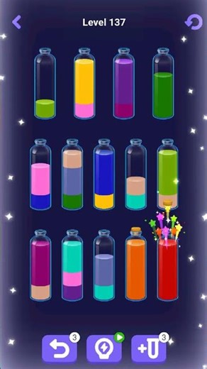 Level 137 Block Blast Water Sort Answer #blockblast #shorts #gameplay