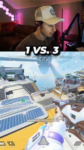 Inside the Mind of a SUPER CLEAN 1 VS. 3 in Apex Legends #apexlegends #apexlegendsclips #apexclips