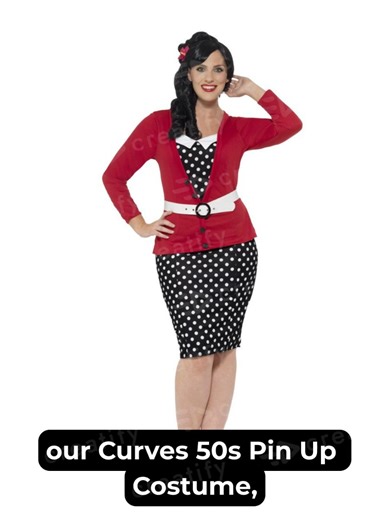 50s Pin Up Costume Available at Fancy Dress Town
