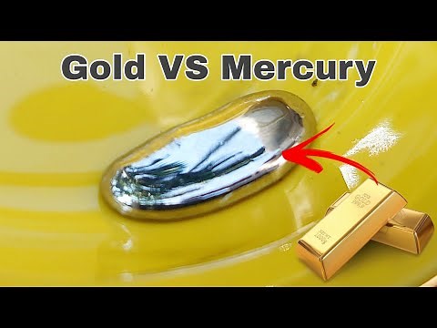 Gold VS Mercury | How To Remove Mercury From Gold