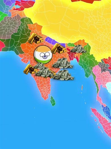 What if India becomes the richest country #countryballs #viral