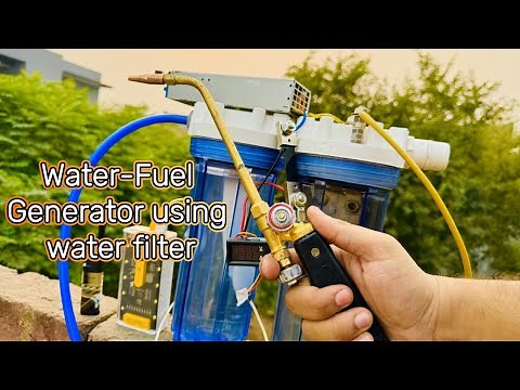 WATER FUEL GENERATOR! | Convert Water into Hydrogen Fuel using Water Filter Housing