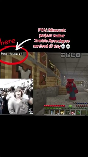 Minecraft project walker zombies apocalypse 67 day