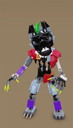 FNAF ASMR |Repairing Shattered Roxanne Wolf 🛠️ | Lego Animatronic Maintenance ​#FNAFASMR #LegoRepair