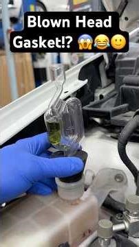 Detecting a Head Gasket Failure EASY! #shorts #autorepair #automobile
