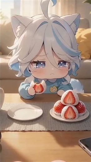 crying chibi cute 🥰