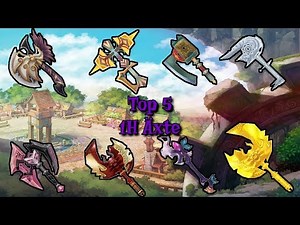 FLYFF - TOP 5 1H AXE SKINS!!!